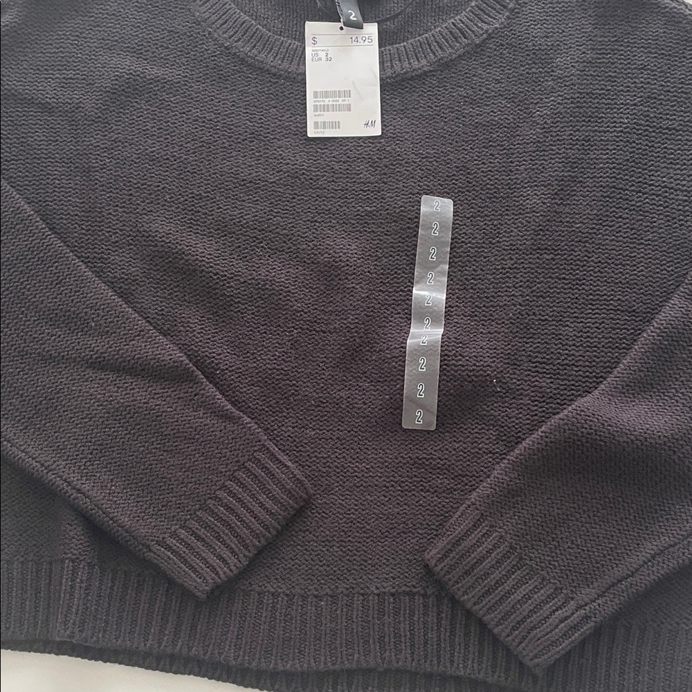 H&M Dark Gray Knit Pullover